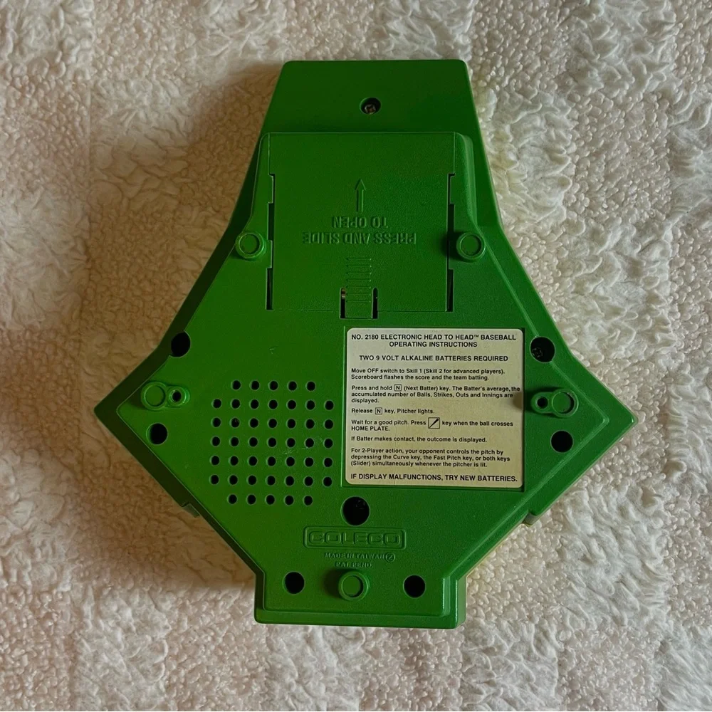 Vintage 1980 Coleco Head To Head Electronic BaseBall Game
